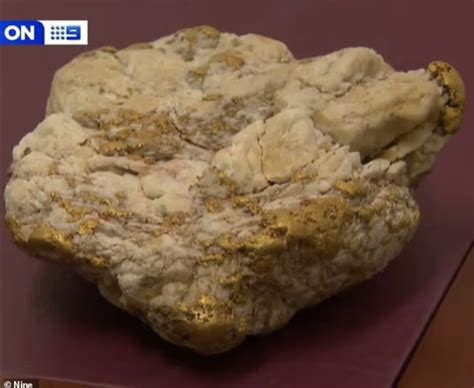 澳大利亚男子挖出8斤重金块 价值126万_新浪图片
