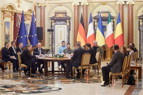法德意罗领导人会见乌克兰总统泽连斯基_新闻频道_中华网