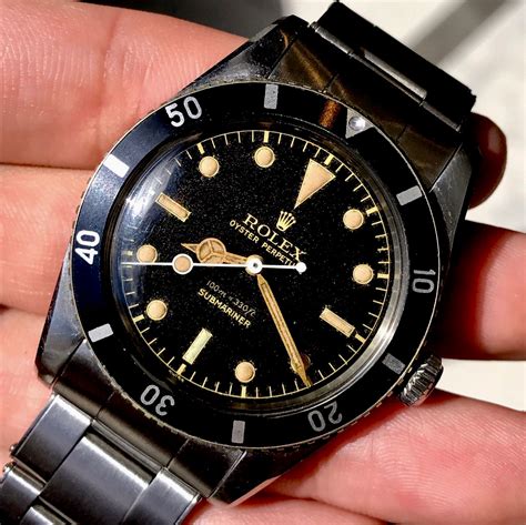 ROLEX 6536-1 SUBMARINER RED DEPTH RATING 100/330 :: All Watches...