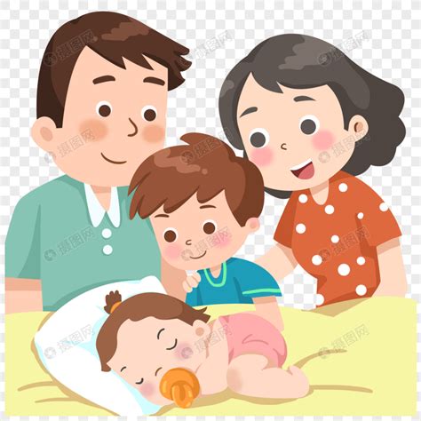 年轻夫妻哄睡躺在婴儿床的宝宝高清图片下载-正版图片501692289-摄图网