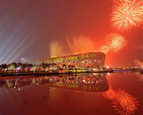 2008年北京奥运会开幕式纪念壁纸_我爱桌面网提供
