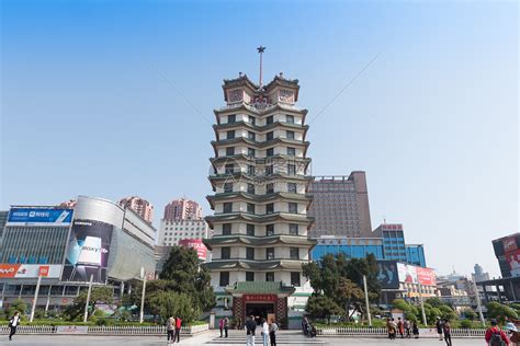河南郑州二七纪念塔高清图片下载-正版图片501278459-摄图网