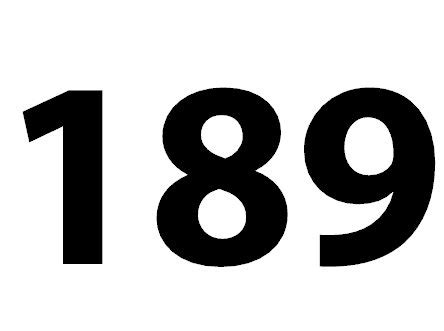 Número 189, la enciclopedia de los números - numero.wiki