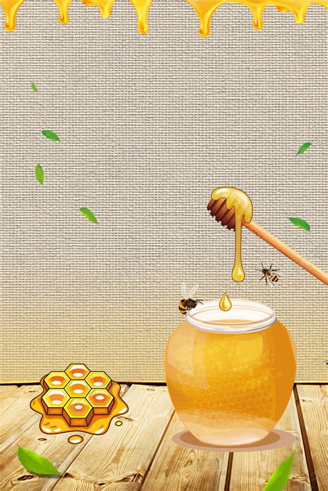 蜂蜜插画图片_蜂蜜插画设计素材_红动中国
