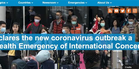 世卫组织：新冠肺炎疫情是“国际公共卫生紧急事件”_手机新浪网