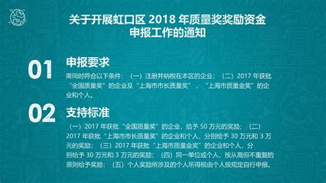 关于开展虹口区 2018 年质量奖奖励资金申报工作的通知-上海市虹口区人民政府