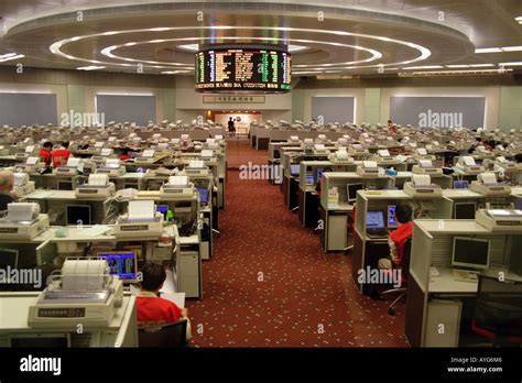 HKE, Hong Kong Stock Exchange Trading Floor, Hong Kong, China Stock ...