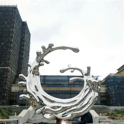 大型不锈钢景观雕塑厂家户外城市摆件园林广场立体金属不锈钢雕塑-阿里巴巴