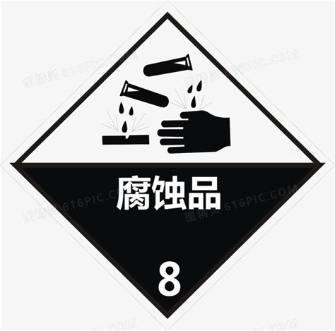 腐蚀性物质危险符号化学物质符号PNG图片素材下载_图片编号1717765-PNG素材网
