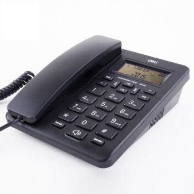 得力（deli)座机电话机 固定电话 办公家用 免提通话 大字按键 来电显示【价格 图片 品牌 报价 行情 评测】- 麦嘉办公