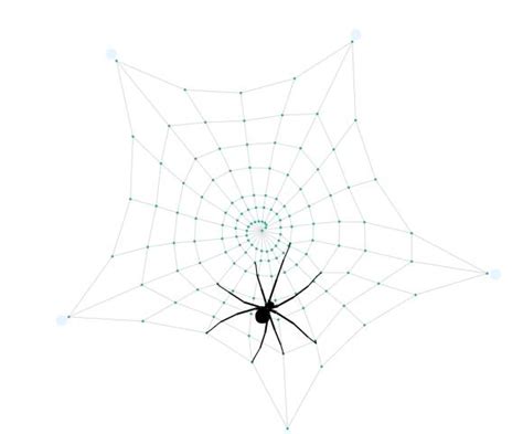 3D逼真动态蜘蛛爬行蜘蛛网canvas特效动画_动画/背景_js特效_js代码