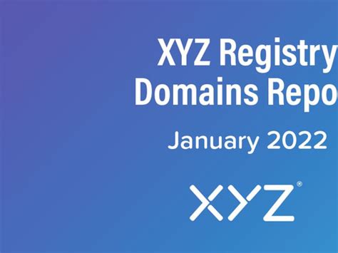 XYZ注册局域名报告- 2022年1月|注册|零售价|溢价_新浪新闻