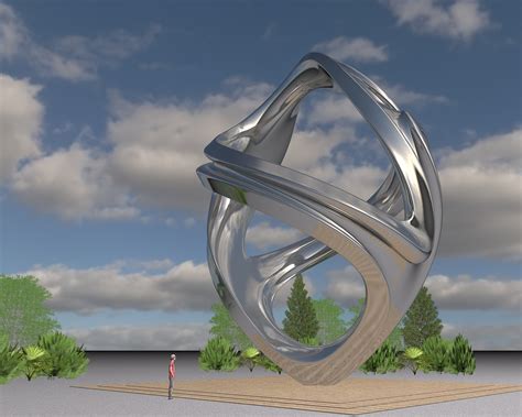 城市户外抽象园林不锈钢雕塑定制广场公园景观不锈钢雕塑金属景观-阿里巴巴
