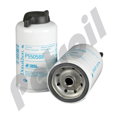 P550588 Filtro Donaldson Combustible Roscado c/drenaje Iveco Secundario ...