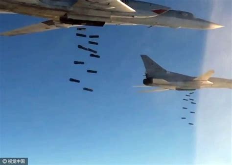 俄罗斯轰炸机空袭叙利亚境内ISIL目标（组图）_海口网