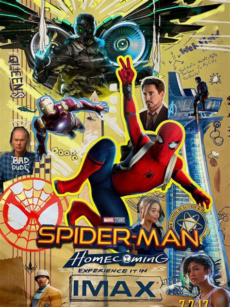 电影《蜘蛛侠：英雄归来》海报设计 - NicePSD 优质设计素材下载站
