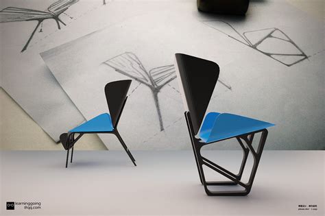 Butterfly chair - 蝶椅|工业/产品|家具|CFYL_STUDIO - 原创作品 - 站酷 (ZCOOL)