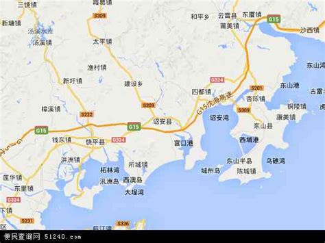 诏安县地图 - 诏安县卫星地图 - 诏安县高清航拍地图 - 便民查询网地图