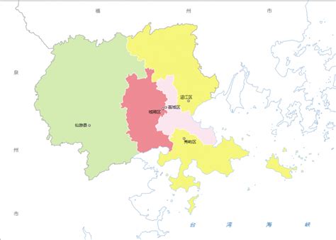莆田行政区划地图：莆田市现辖四区一县分别是哪些？