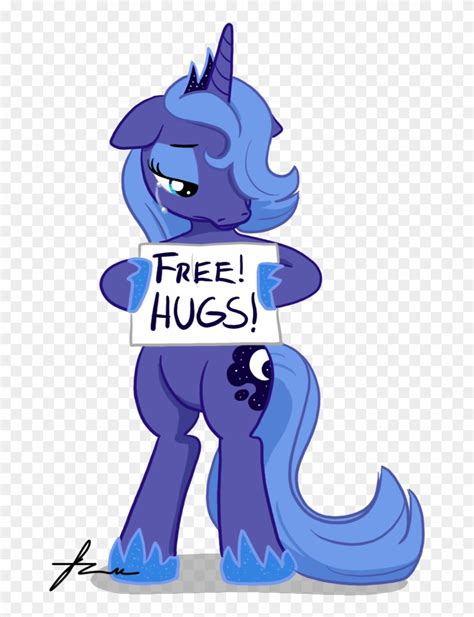 Alicorn Artist Furboz Bipedal Crying Hugs - Princess Luna Funny Meme ...