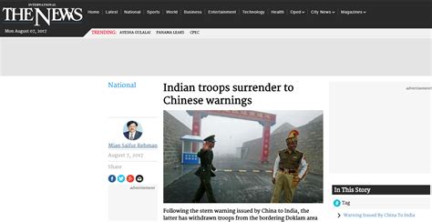 中印对峙最新消息 洞朗对峙中方一再忍让！印度为了保护不丹是撒谎_独家专稿_中国小康网
