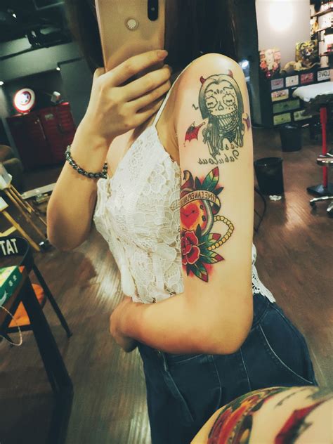 【Tattoo 女神】第21期：我会继续纹身，因为美好的总值得被纪念。 _纹身百科 - 纹身大咖