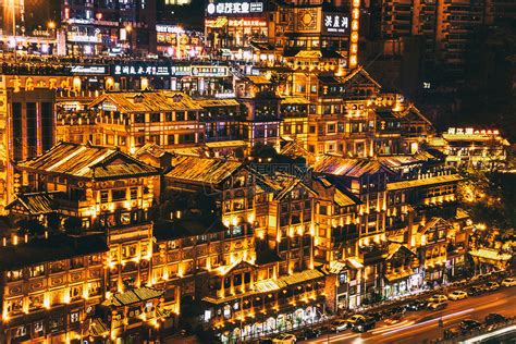 重庆夜景高清图片下载-正版图片500559031-摄图网