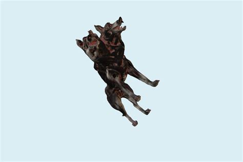 双头狗 by DNSpod - 3D打印模型文件3D模型库 -免费/平价 魔猴网