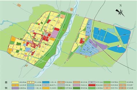 伊川县城总体规划-总体规划图|城乡规划|成果展示|洛阳市规划建筑设计研究院有限公司