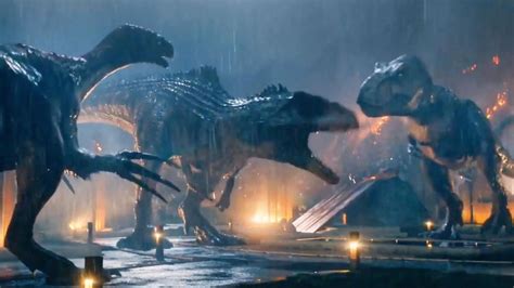 史诗科幻《侏罗纪世界3》南方巨兽龙与霸王龙终极之战 片段2_高清1080P在线观看平台_腾讯视频