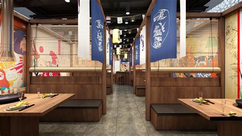 150平米日式烧烤店设计，和美食一样精致的空间 - 装修保障网