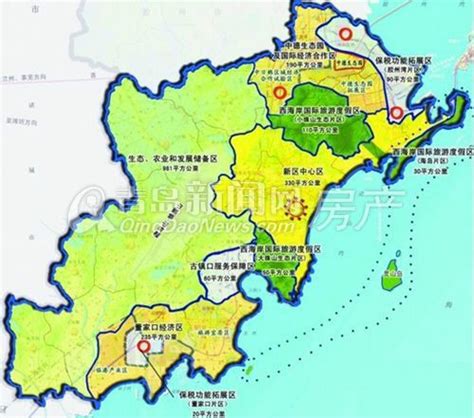 青岛市行政区划分图 - 先育勤官网