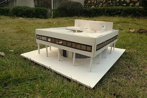 萨伏伊别墅模型 | Villa Savoy model|三维|建筑/空间|野火造物_原创作品-站酷ZCOOL