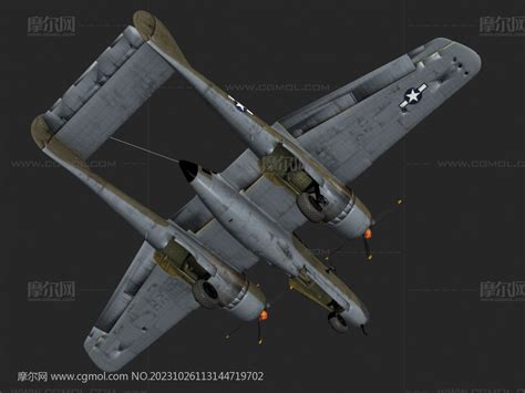 YF23黑寡妇隐形战斗机,带驾驶室_战斗机模型下载-摩尔网CGMOL