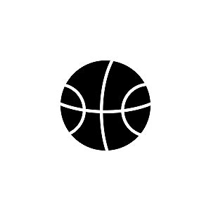 手绘黑白篮框上方的篮球EPS素材免费下载_红动网