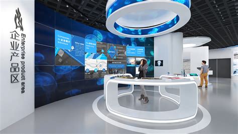 企业展厅设计工法展厅智慧工地展厅科技展厅设计虚拟_深白浅黑design-站酷ZCOOL