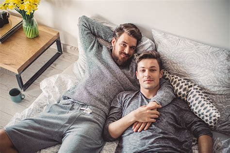 Gay Man Homosexual Couple Bed Pictures, Images and Stock Photos - iStock