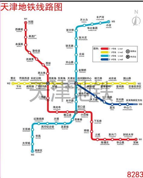 天津地铁规划图 - 布条百科