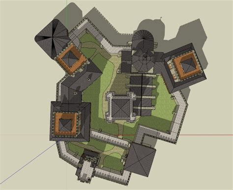 中世纪古堡,城堡,教堂3D模型_国外建筑模型下载-摩尔网CGMOL