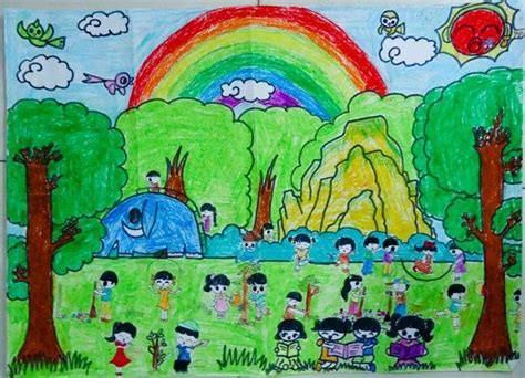 庆祝六一儿童节绘画作品图片大全 以欢度六一儿童节为主题-乐单机