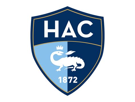 法乙Le Havre勒阿弗尔队徽标志矢量图 - 设计之家