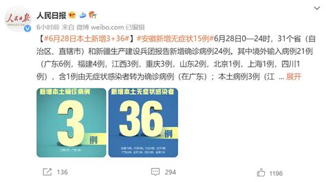 6月28日31省份新增本土3+36 详情分布在这些城市- 北京本地宝