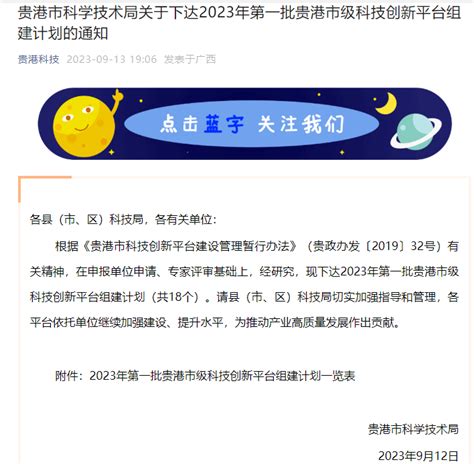 喜讯！甘化集团入选贵港市级科技创新平台组建计划-广西甘化集团 | 官网