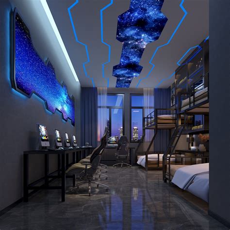 大空间VR电竞馆（长沙）|空间|室内设计|设计师YESON - 原创作品 - 站酷 (ZCOOL)