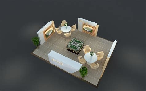 金山小镇房地产展位展示展览设计3D效果图_3D设计师NG男-站酷ZCOOL