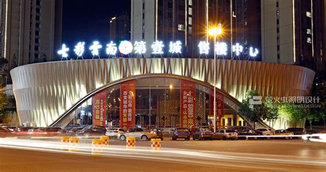 云南 · 安宁 · 金色城邦建筑照明设计|商业地产|案例展示|萤火虫（昆明）照明设计有限公司