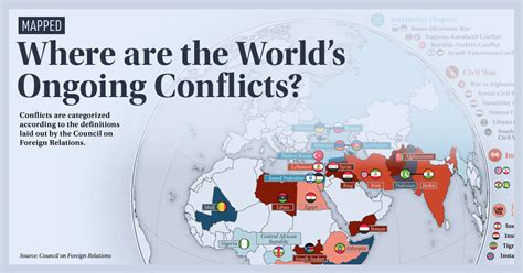Mapped: Where are the World’s Ongoing Conflicts Today?