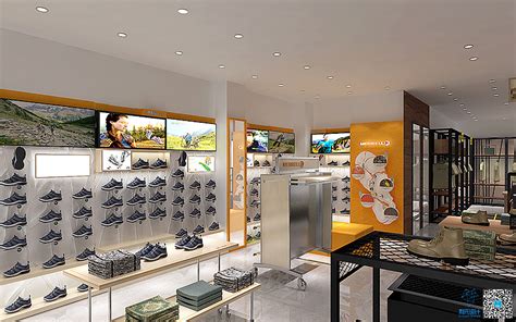 迈乐品牌鞋子专卖店设计|空间|室内设计|利元设计 - 原创作品 - 站酷 (ZCOOL)