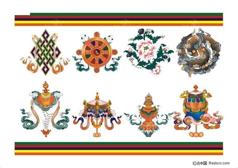 藏族元素插画 转经祈福白塔设计图__其他_广告设计_设计图库_昵图网nipic.com