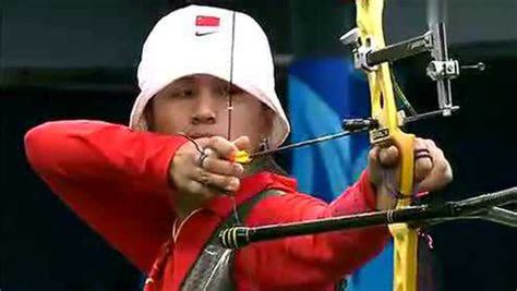 中国射箭队的第一个奥运会冠军！2008奥运女子射箭冠军张娟娟_腾讯视频